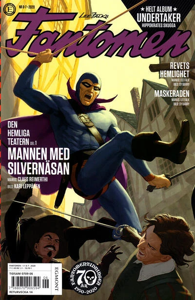 Cover of Den hemliga teatern, del 1: Mannen med Silvernäsan