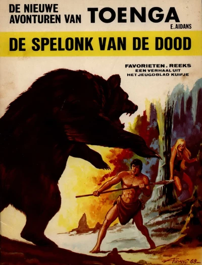 Cover of De nieuwe avonturen van Toenga: De spelonk van de dood