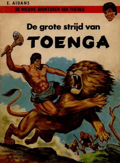 Cover of De nieuwe avonturen van Toenga: De grote strijd van Toenga