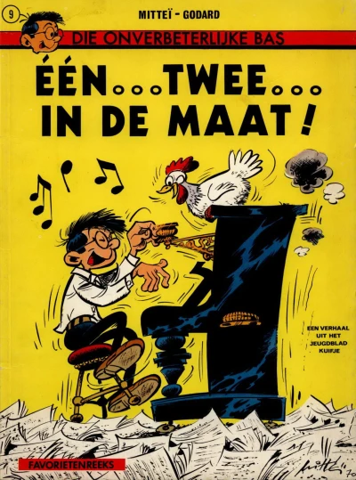 Cover of Die onverbeterlijke Bas: Één... twee... in de maat!