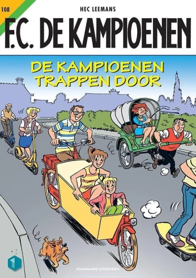 Cover of De kampioenen trappen door