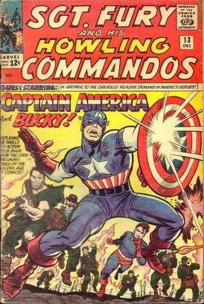 Cover of Fighting Side-by-Side with Captain America and Bucky!
