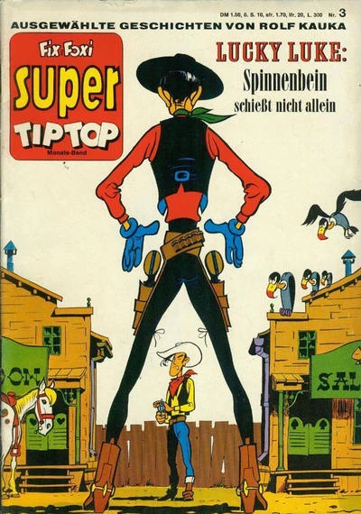 Cover of Lucky Luke: Spinnenbein schießt nicht allein