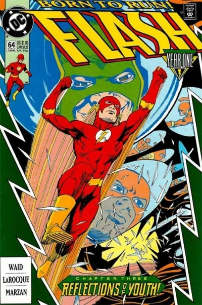 Cover of Flash, Year One - Born to Run! Chapter 3: Reflections of Youth!