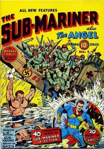 Cover of The Sub-Mariner also The Angel