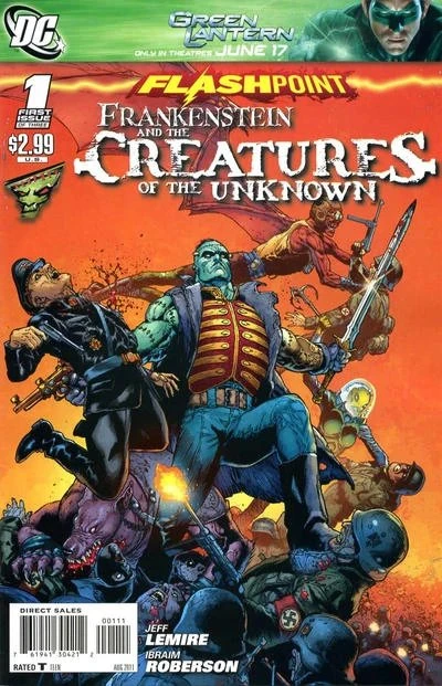 Cover of Flashpoint: Frankenstein and the Creatures of the Unknown