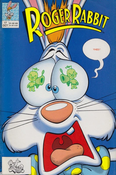 Cover of Flying Saucers Over Toontown; A Maroon Cartoon: Play Safe