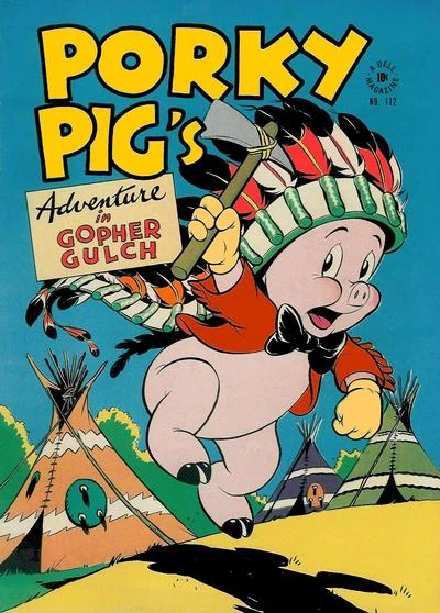 Cover of Porky Pig's Adventure in Gopher Gulch