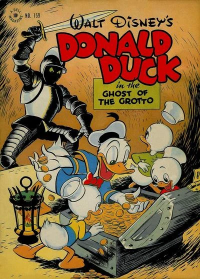 Cover of Walt Disney's Donald Duck in the Ghost of The Grotto