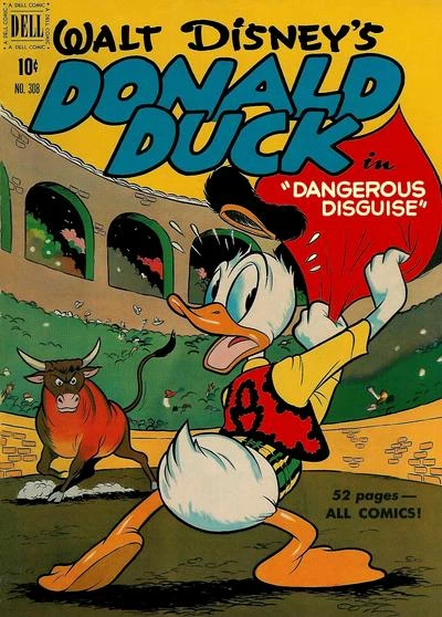 Cover of Walt Disney's Donald Duck in Dangerous Disguise