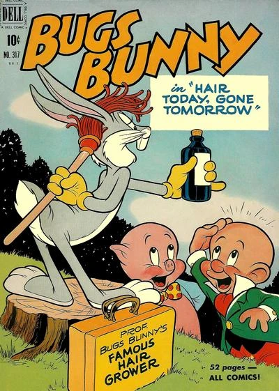 Cover of Bugs Bunny in Hair Today, Gone Tomorrow