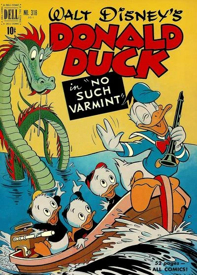 Cover of Walt Disney's Donald Duck in No Such Varmint