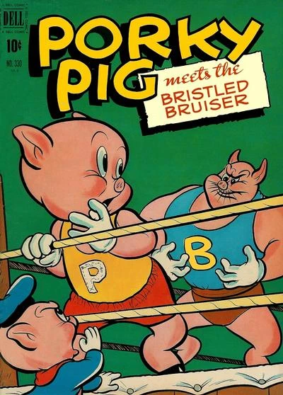 Cover of Porky Pig Meets the Bristled Bruiser