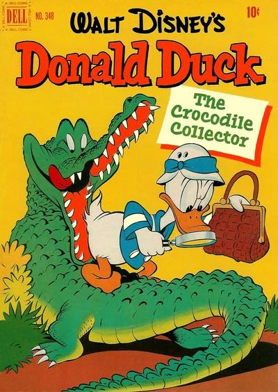 Cover of Walt Disney's Donald Duck in The Crocodile Collector