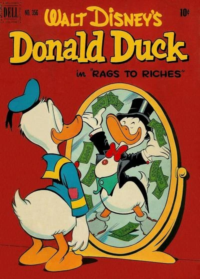 Cover of Walt Disney's Donald Duck in Rags to Riches