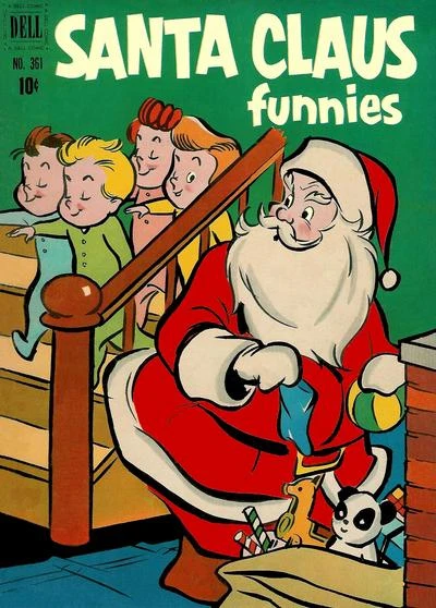 Cover of Santa Claus Funnies