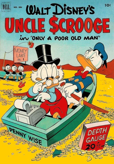 Cover of Walt Disney's Uncle Scrooge in Only a Poor Man