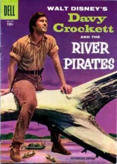 Cover of Walt Disney's Davy Crockett and the River Pirates
