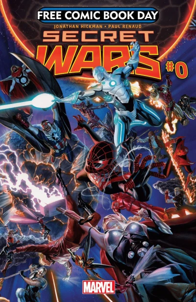 Cover of Secret Wars #0; Attack on Avengers