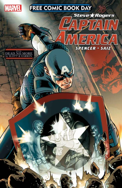 Cover of Steve Rogers Captain America; The Amazing Spider-Man Up & About