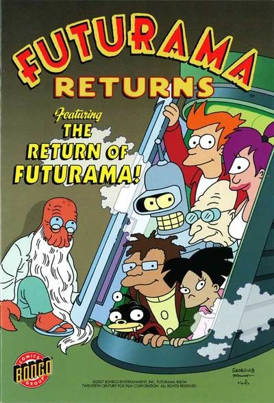 Cover of Futurama Returns