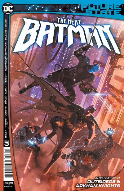 Cover of Chapter 3; Outsiders Finale; Arkham Knights Chapter Two: Dawn