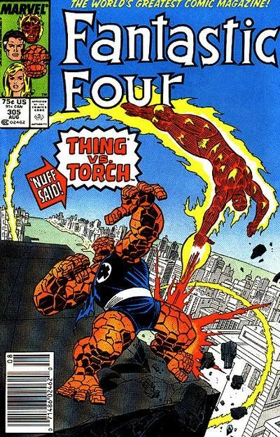 Cover of Thing vs Human Torch- Nuff Said!