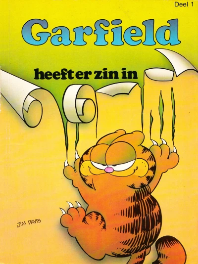 Cover of Garfield heeft er zin in