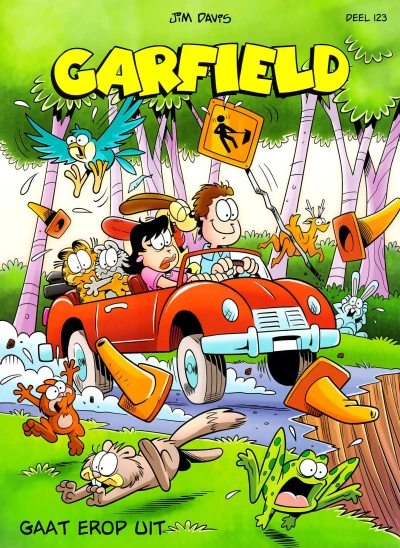 Cover of Garfield gaat erop uit