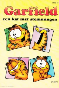 Garfield een kat met stemmingen
