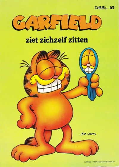 Cover of Garfield ziet zichzelf zitten