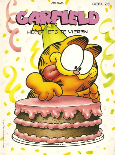 Cover of Garfield heeft Iets te vieren