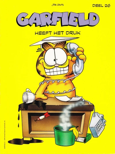 Cover of Garfield heeft het druk