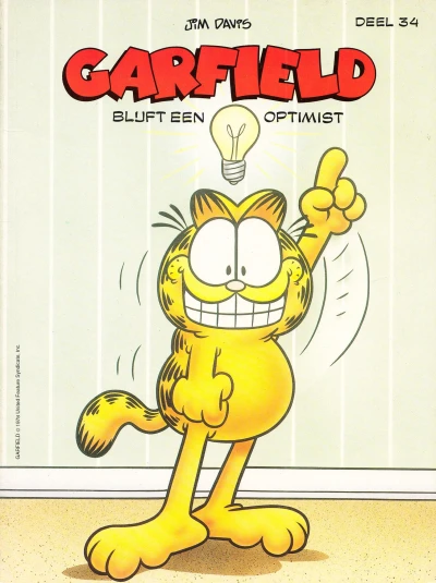 Cover of Garfield blijft een optimist