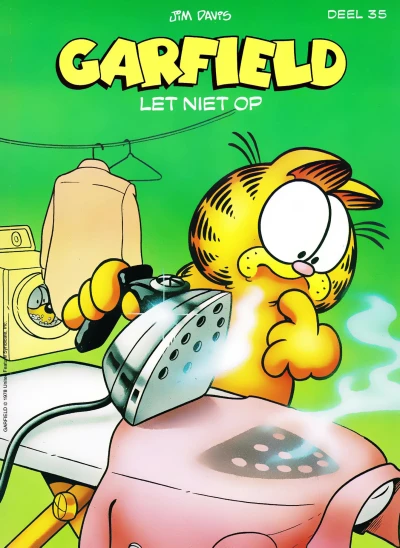 Cover of Garfield let niet op