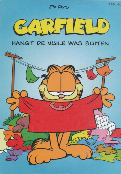 Cover of Garfield hangt de vuile was buiten