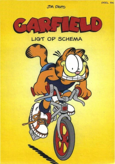 Cover of Garfield ligt op schema