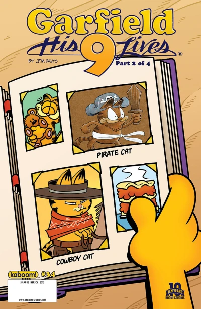 Cover of Garfield: His 9 Lives, Part 2: Pirate Cat; Cowboy Cat