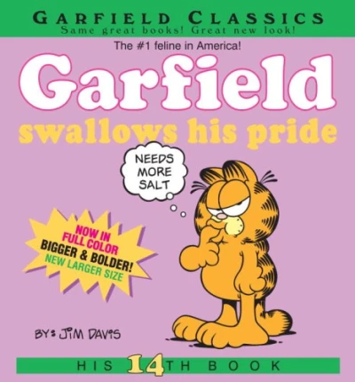Cover of Garfield swallows his pride