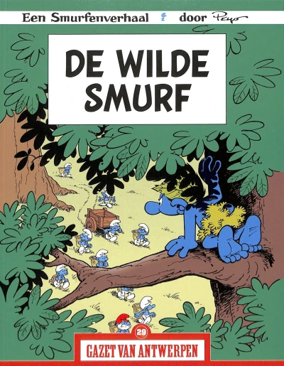 Cover of De Smurfen: De wilde Smurf