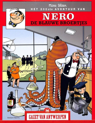 Cover of De Avonturen van Nero en Co: De blauwe broertjes