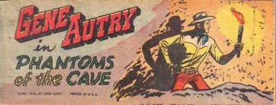 Cover of Gene Autry in Phantoms of the Cave