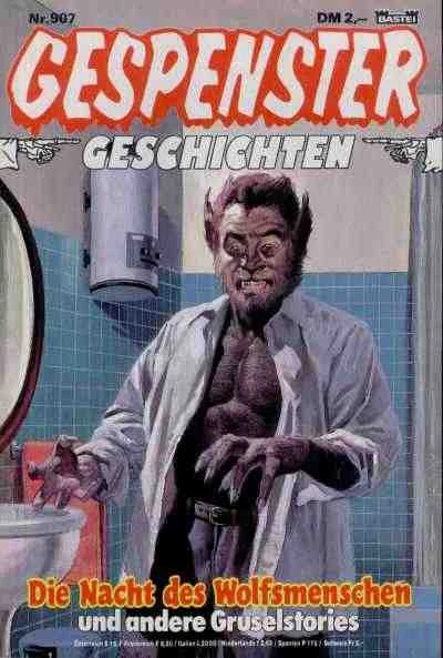 Cover of Die nacht des Wolfsmenschen