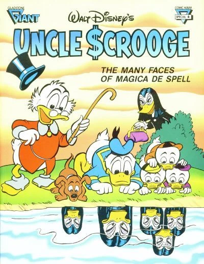 Cover of Uncle Scrooge - The Many Faces of Magica de Spell