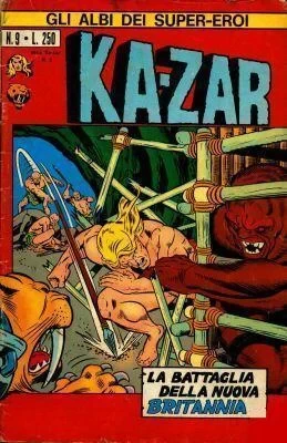 Cover of Ka-Zar: La Battaglia della Nuova Britannia