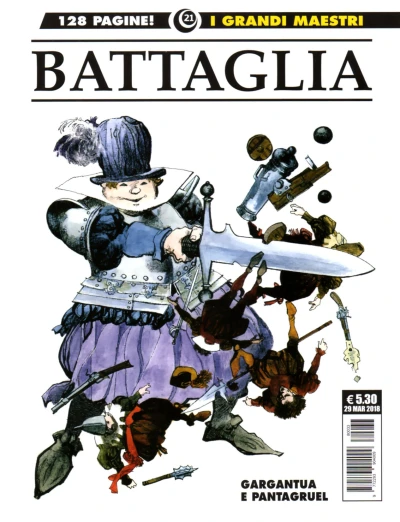 Cover of I grandi maestri 21: Battaglia 3: Gargantua e Pantagruel