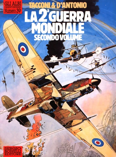 Cover of La 2ª Guerra Mondiale secondo volume: Cavaliere dell'aria - Una croce nel deserto
