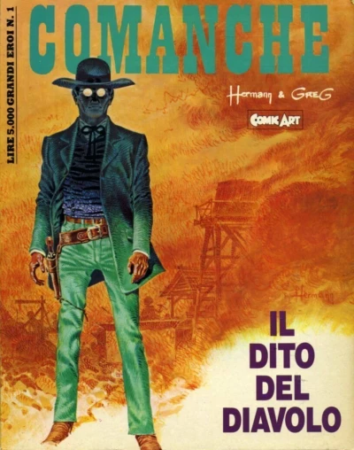 Cover of Comanche: Il dito del diavolo
