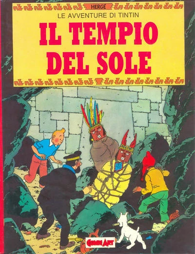 Cover of Le Avventure di Tintin - Il Tempio del Sole
