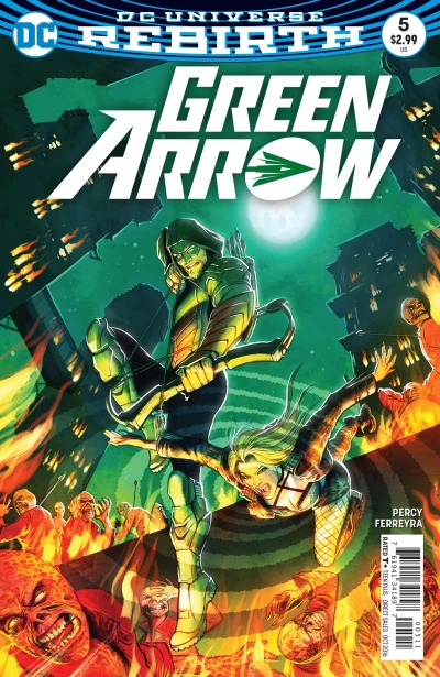 Cover of The Death and Life of Oliver Queen Part Five: The Inferno